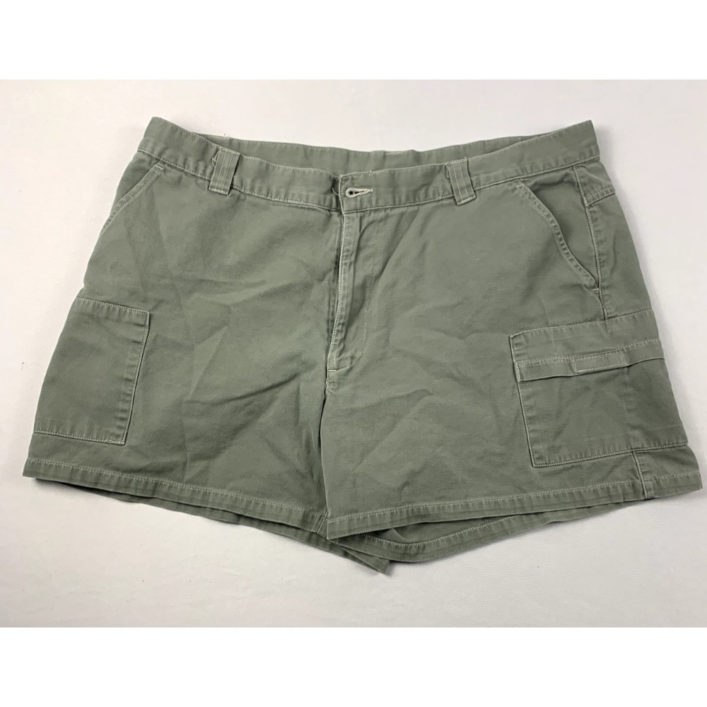 Old‎ Navy Women's Cargo Shorts Size 18 Olive Green Cotton Mid Rise 18